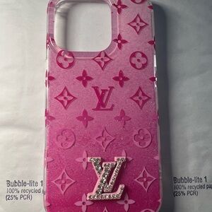 Louis Vuitton Pink Monogram iPhone 13 Pro Max Case